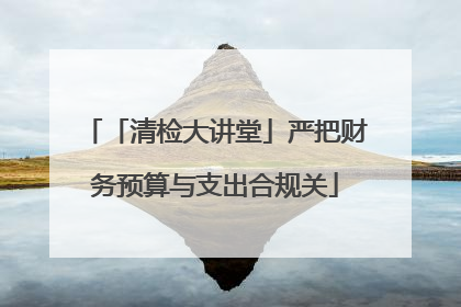 「清检大讲堂」严把财务预算与支出合规关