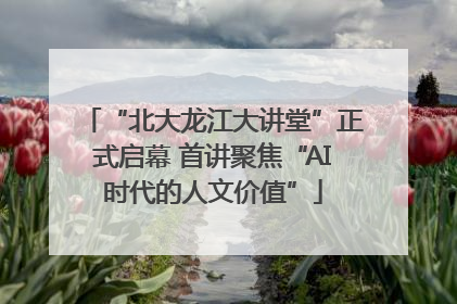 “北大龙江大讲堂”正式启幕 首讲聚焦“AI时代的人文价值”
