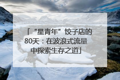 “星青年”饺子店的80天：在波浪式流量中探索生存之道
