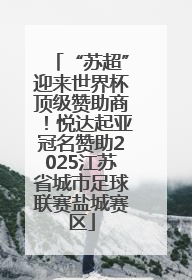 “苏超”迎来世界杯顶级赞助商！悦达起亚冠名赞助2025江苏省城市足球联赛盐城赛区