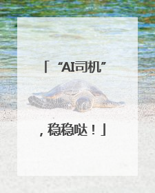 “AI司机”，稳稳哒！