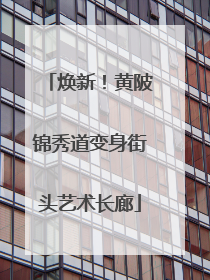焕新！黄陂锦秀道变身街头艺术长廊