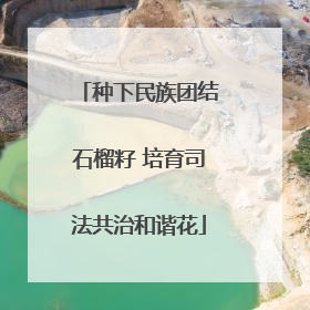 种下民族团结石榴籽 培育司法共治和谐花