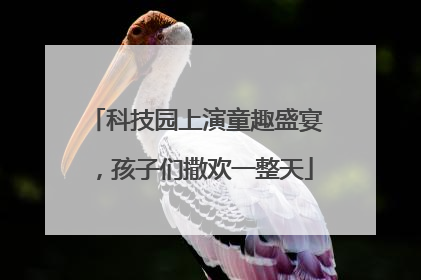 科技园上演童趣盛宴，孩子们撒欢一整天