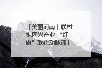 美丽河南丨联村抱团兴产业 “红旗”联建动脉通