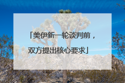 美伊新一轮谈判前，双方提出核心要求