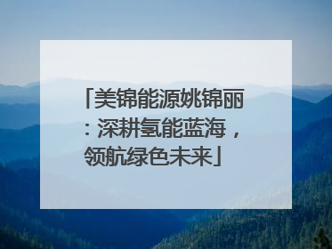 美锦能源姚锦丽：深耕氢能蓝海，领航绿色未来