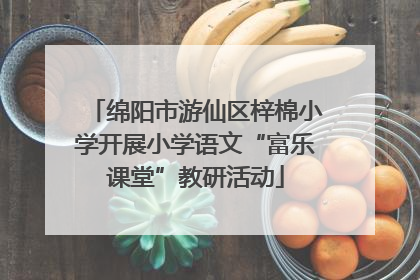 绵阳市游仙区梓棉小学开展小学语文“富乐课堂”教研活动
