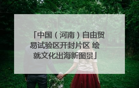 中国（河南）自由贸易试验区开封片区 绘就文化出海新图景
