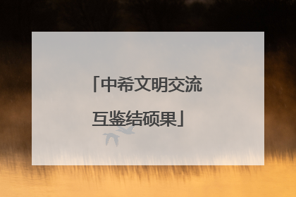 中希文明交流互鉴结硕果