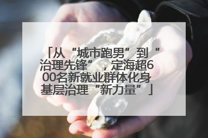 从“城市跑男”到“治理先锋”，定海超600名新就业群体化身基层治理“新力量”