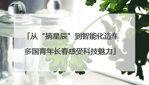 从“摘星辰”到智能化造车 多国青年长春感受科技魅力