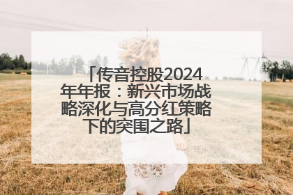传音控股2024年年报：新兴市场战略深化与高分红策略下的突围之路