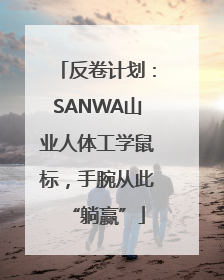 反卷计划：SANWA山业人体工学鼠标，手腕从此“躺赢”