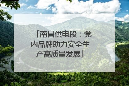 南昌供电段：党内品牌助力安全生产高质量发展