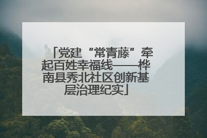 党建“常青藤”牵起百姓幸福线——桦南县秀北社区创新基层治理纪实