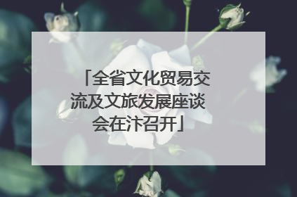 全省文化贸易交流及文旅发展座谈会在汴召开
