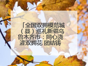 全国双拥模范城（县）巡礼新疆乌鲁木齐市：同心浇灌双拥花 团结铸就军民情
