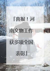喜报！河南文物工作获多项全国表彰
