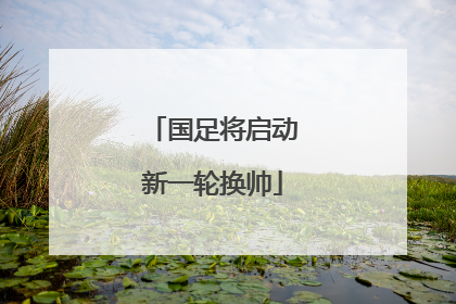 国足将启动新一轮换帅