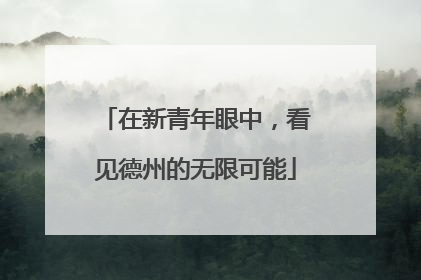 在新青年眼中，看见德州的无限可能