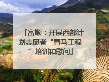 富顺：开展西部计划志愿者“青马工程”培训和慰问