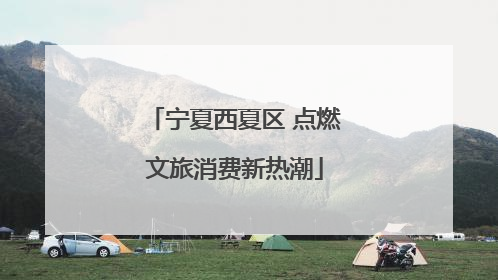 宁夏西夏区 点燃文旅消费新热潮