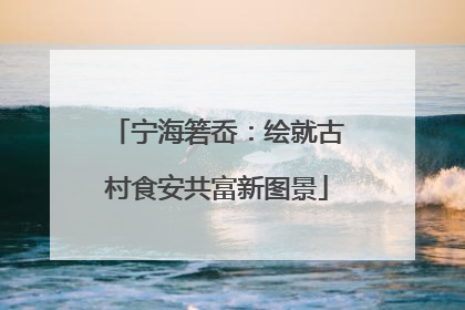 宁海箬岙：绘就古村食安共富新图景