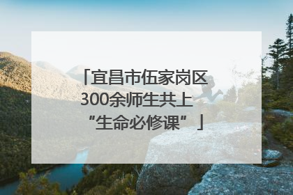 宜昌市伍家岗区300余师生共上“生命必修课”