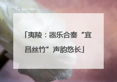 夷陵：器乐合奏“宜昌丝竹”声韵悠长