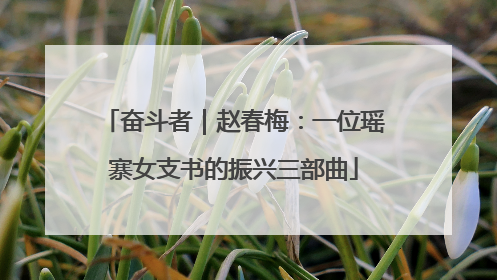 奋斗者｜赵春梅：一位瑶寨女支书的振兴三部曲