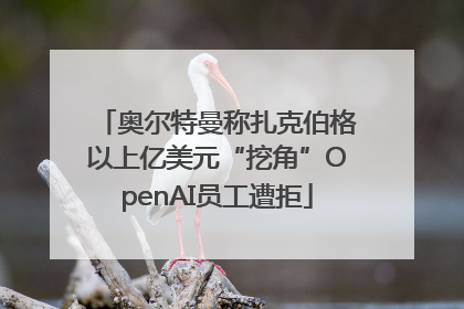 奥尔特曼称扎克伯格以上亿美元“挖角”OpenAI员工遭拒