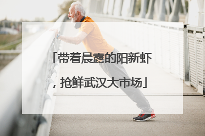 带着晨露的阳新虾，抢鲜武汉大市场