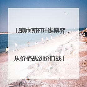 康师傅的升维博弈，从价格战到价值战