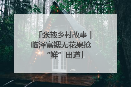 张掖乡村故事｜临泽富锶无花果抢“鲜”出道
