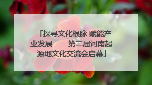 探寻文化根脉 赋能产业发展——第二届河南起源地文化交流会启幕