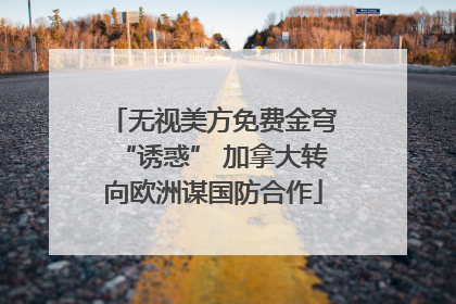 无视美方免费金穹“诱惑” 加拿大转向欧洲谋国防合作