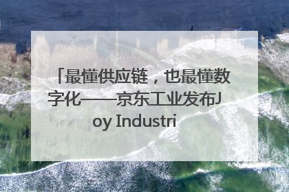 最懂供应链，也最懂数字化——京东工业发布Joy Industrial 重塑工业未来
