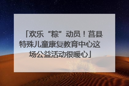 欢乐“粽”动员！莒县特殊儿童康复教育中心这场公益活动很暖心