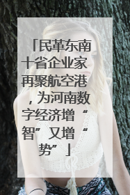 民革东南十省企业家再聚航空港，为河南数字经济增“智”又增“势”