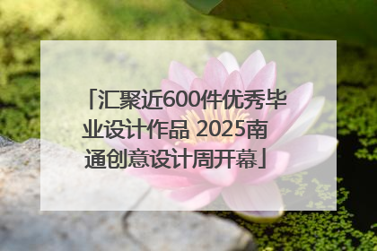 汇聚近600件优秀毕业设计作品 2025南通创意设计周开幕