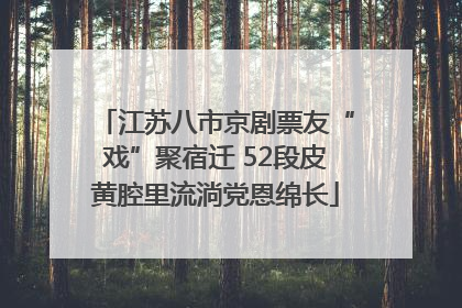 江苏八市京剧票友“戏”聚宿迁 52段皮黄腔里流淌党恩绵长