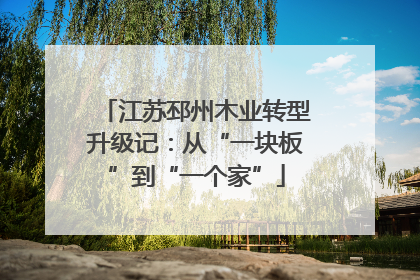 江苏邳州木业转型升级记：从“一块板”到“一个家”
