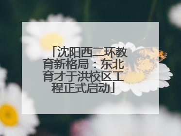 沈阳西二环教育新格局：东北育才于洪校区工程正式启动