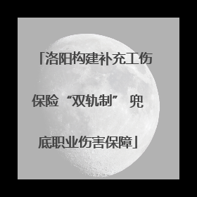 洛阳构建补充工伤保险“双轨制” 兜底职业伤害保障