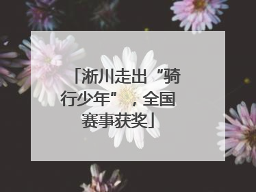 淅川走出“骑行少年”，全国赛事获奖