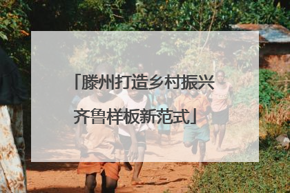 滕州打造乡村振兴齐鲁样板新范式