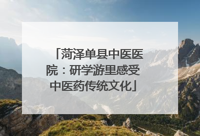 菏泽单县中医医院：研学游里感受中医药传统文化