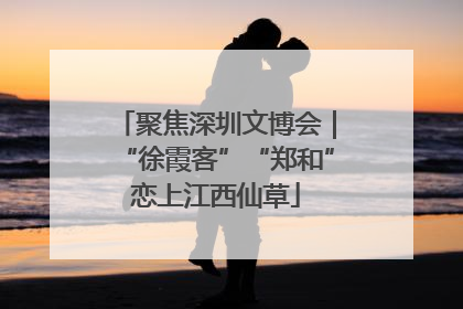 聚焦深圳文博会｜“徐霞客”“郑和”恋上江西仙草