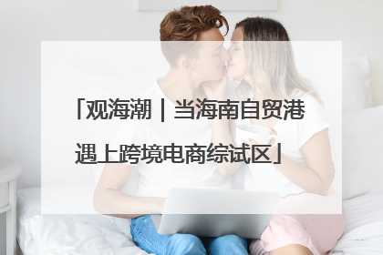 观海潮｜当海南自贸港遇上跨境电商综试区